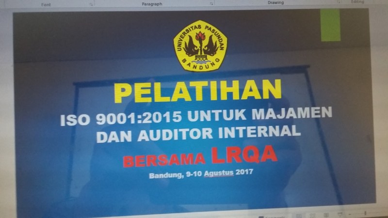 Pelatihan ISO 9001:2015